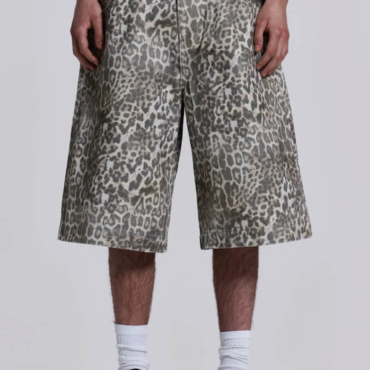 Leopard Fade Colossus Jorts