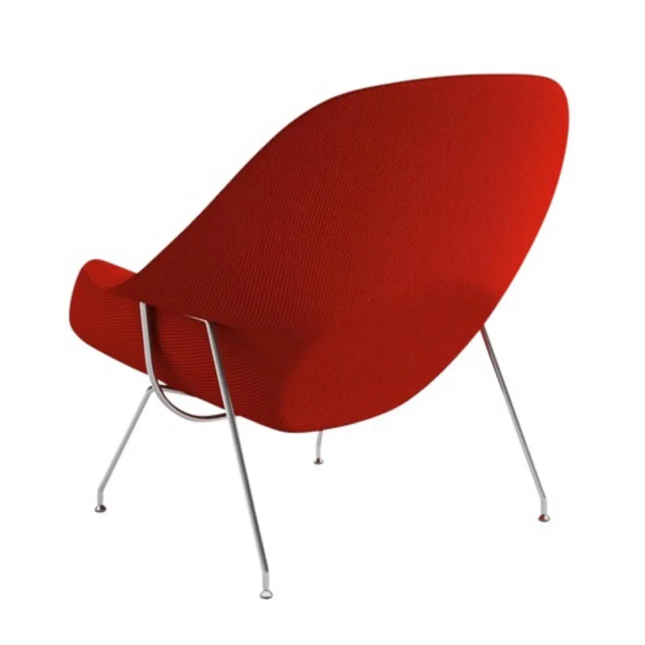 Knoll International Womb Chair Relax Sessel Gestell chrom | AmbienteDirect