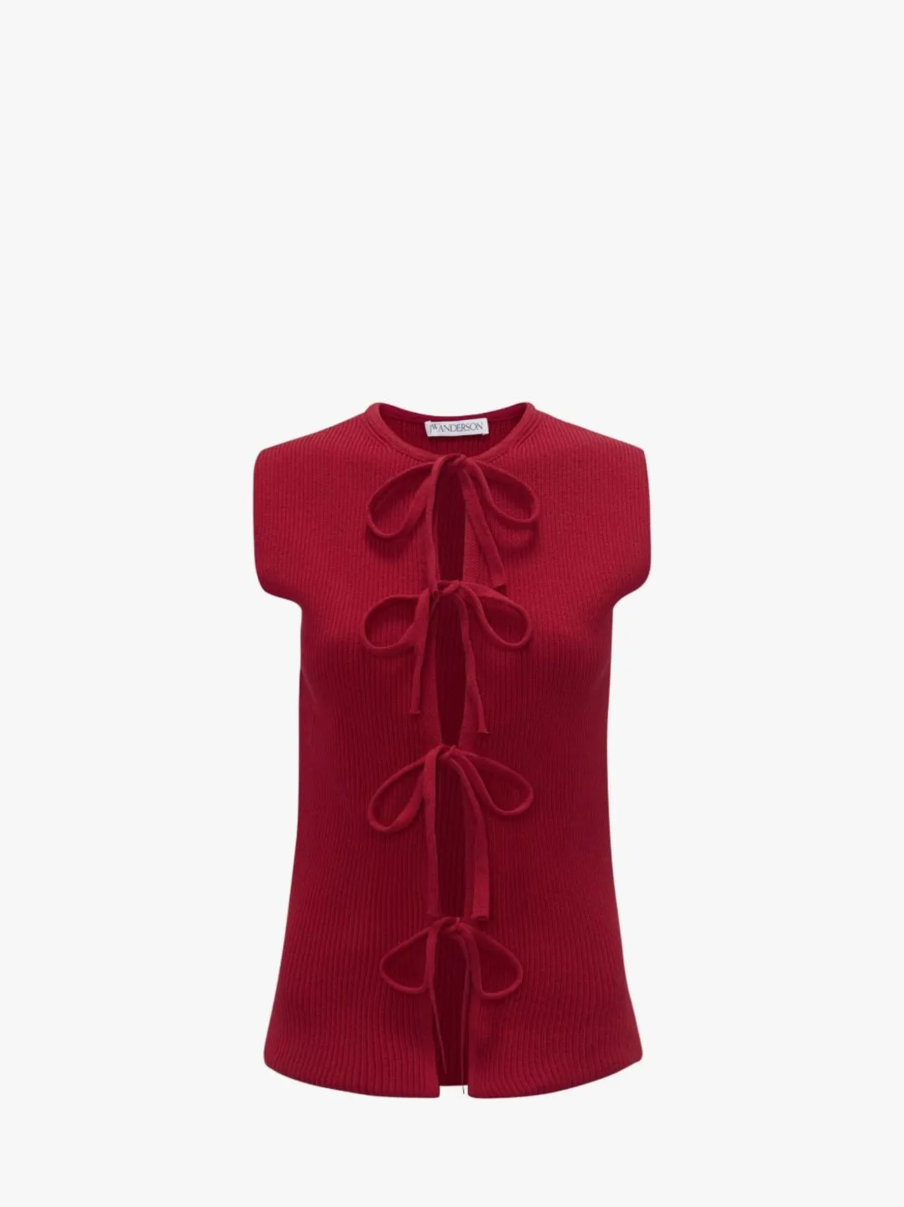 BOW TIE TANK TOP in red | JW Anderson GB 