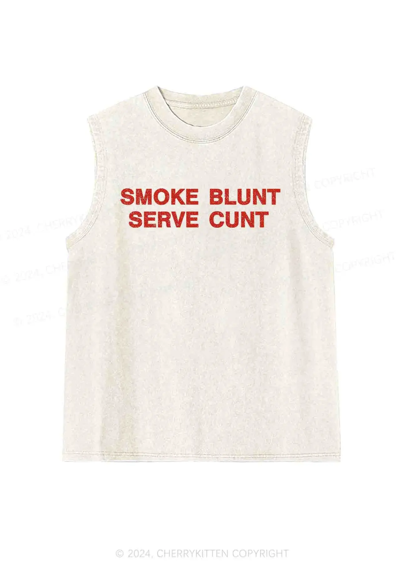 Cherrykitten Smoke Blunt Y2K Washed Tank Cherrykitten for Sale