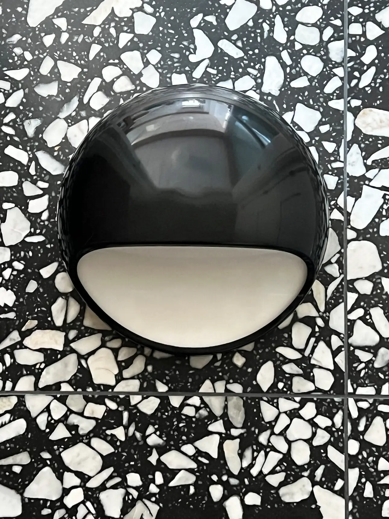 Black Italian Wall Sconce by Gerd Lange for Kartell, 1960