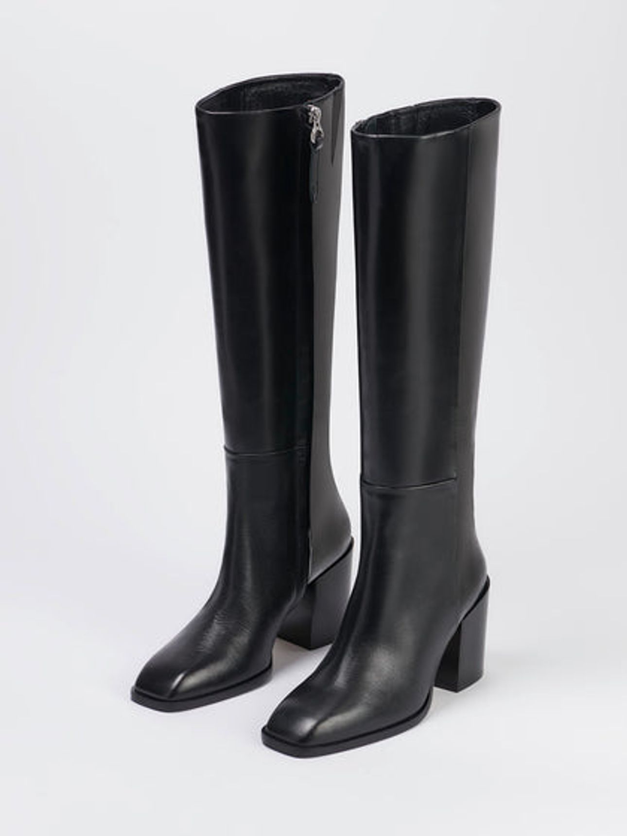 Aeyde | TERESA Black Knee-High Boot