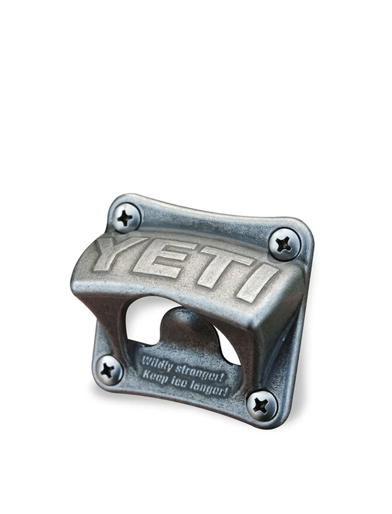 YETI Wall Mounted Bottle Opener Stainless Steel - Womenswear | pam pam