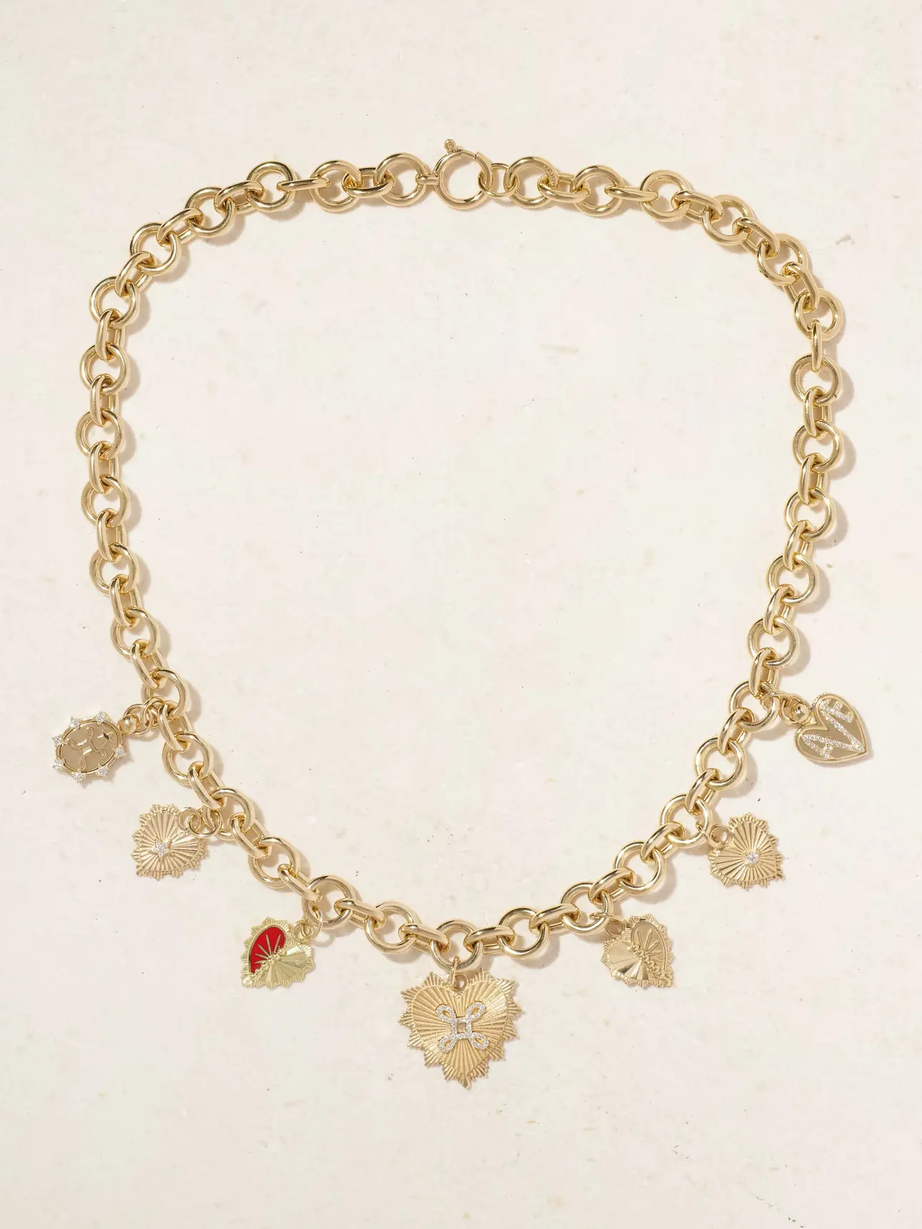 FOUNDRAE 18-karat gold diamond necklace | NET-A-PORTER