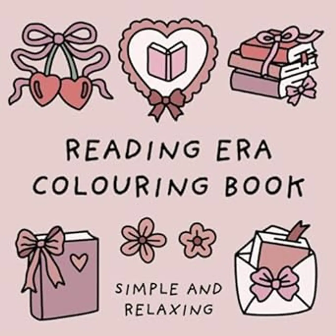 Reading Era Colouring Book (Simple and Relaxing Bold Designs for Adults & Children) (Simple and Relaxing Colouring Books) : Design Studio, Mary Hart, Hart, Mary: Amazon.de: Bücher