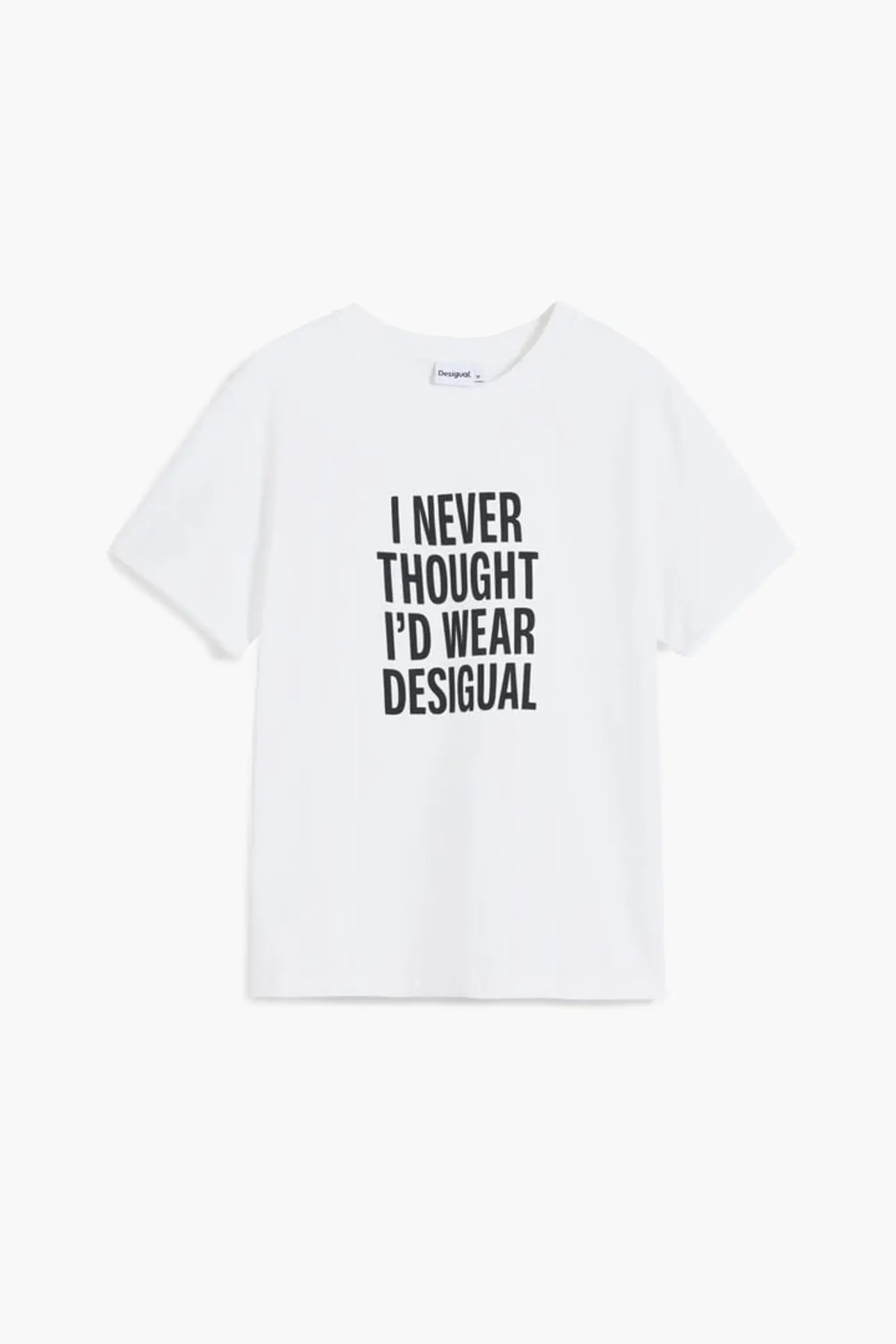 Maglietta "I NEVER THOUGHT" da donna I Desigual.com