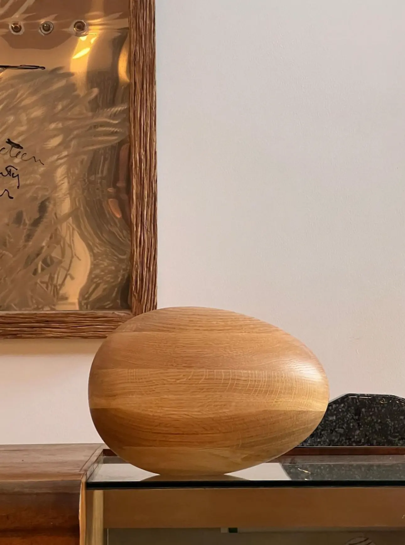 Natural Oak | Egg Sculpture