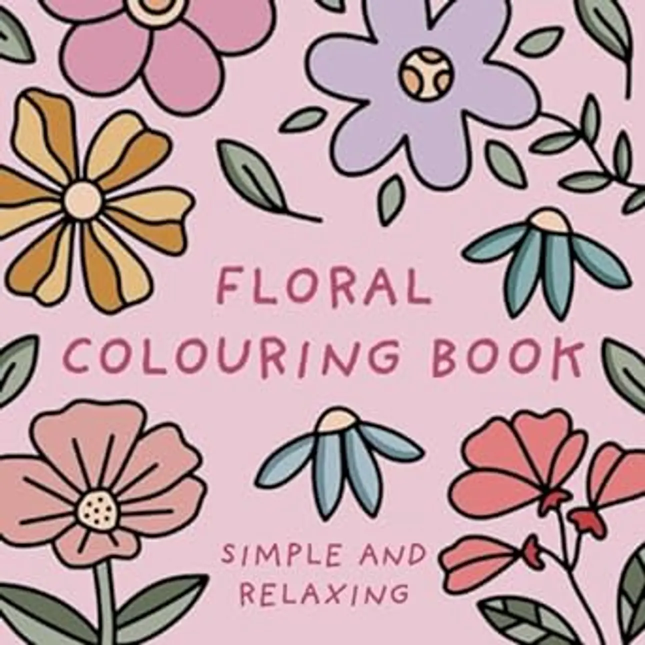 Floral Colouring Book (Simple and Relaxing Bold Designs for Adults & Children) (Simple and Relaxing Colouring Books) : Design Studio, Mary Hart, Hart, Mary: Amazon.de: Bücher