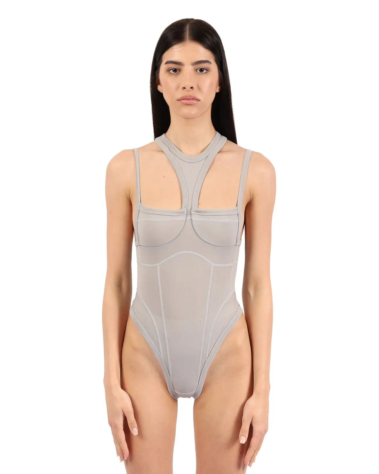 TRIKINI BODY IN LIGHT IRON