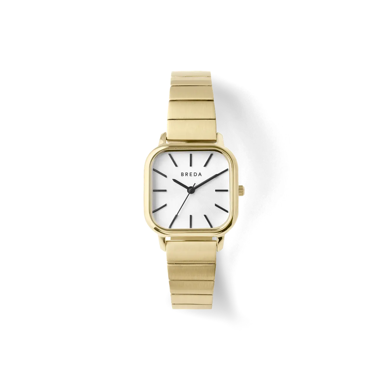 Esther | Square Metal Watch | Gold/Ivory | BREDA Watch