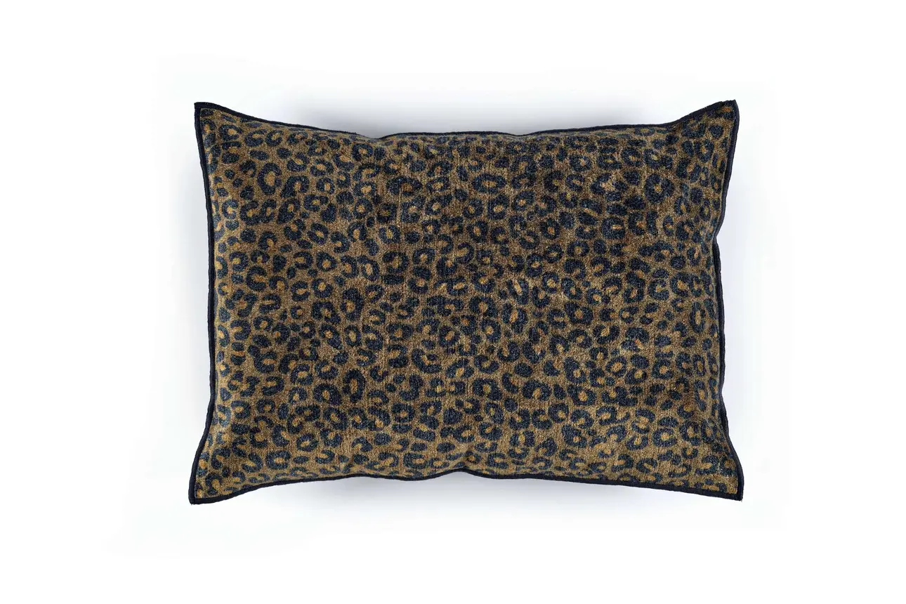 Cushion Cover FAUVE Brun cuivré -  Élitis