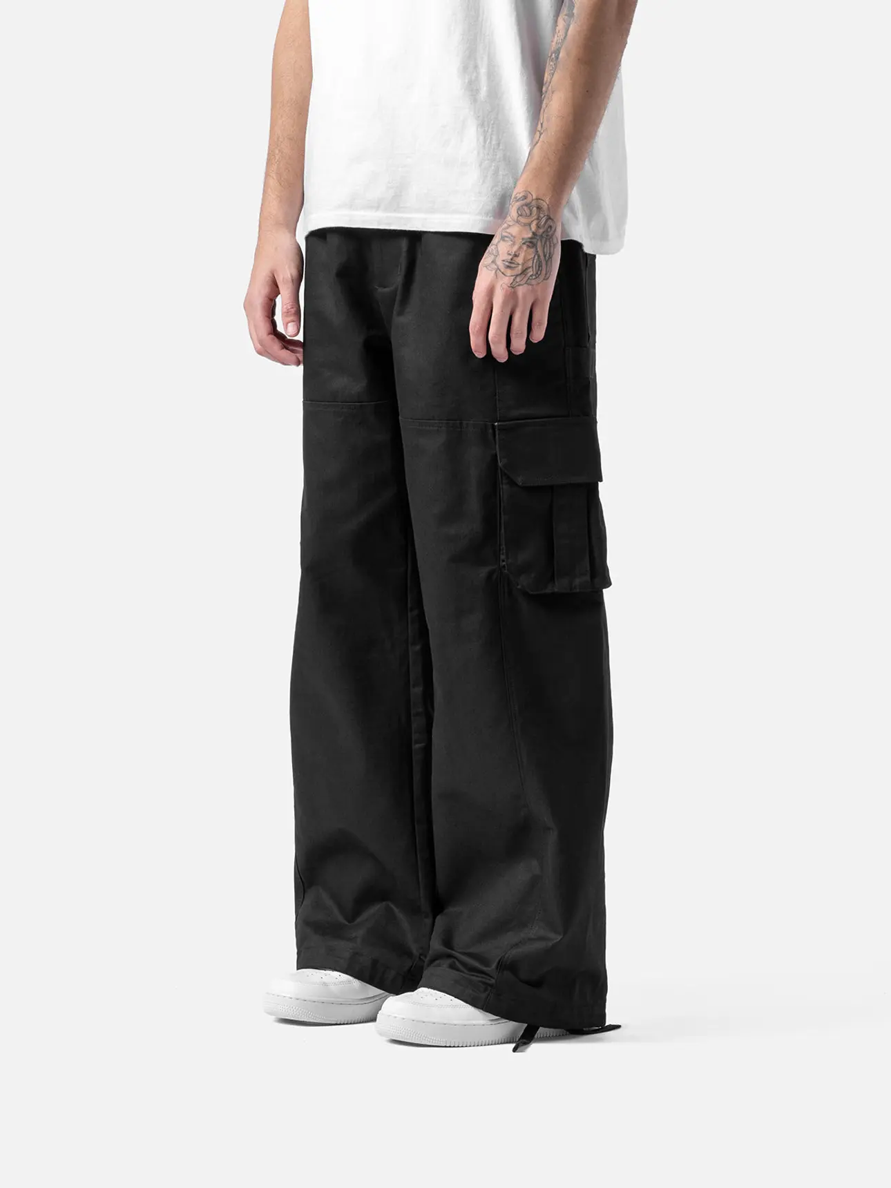 W1 Cargo Pants - Black | Blacktailor