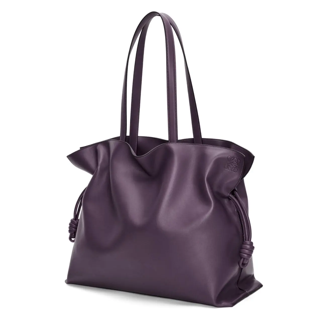 XL Flamenco bag in nappa calfskin Deep Aubergine - LOEWE