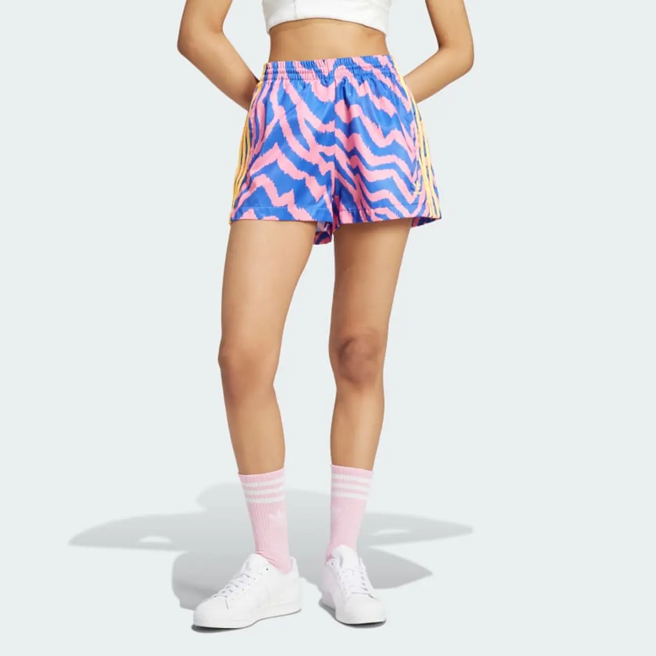 adidas x FARM Rio Firebird Shorts - Rosa | adidas Deutschland