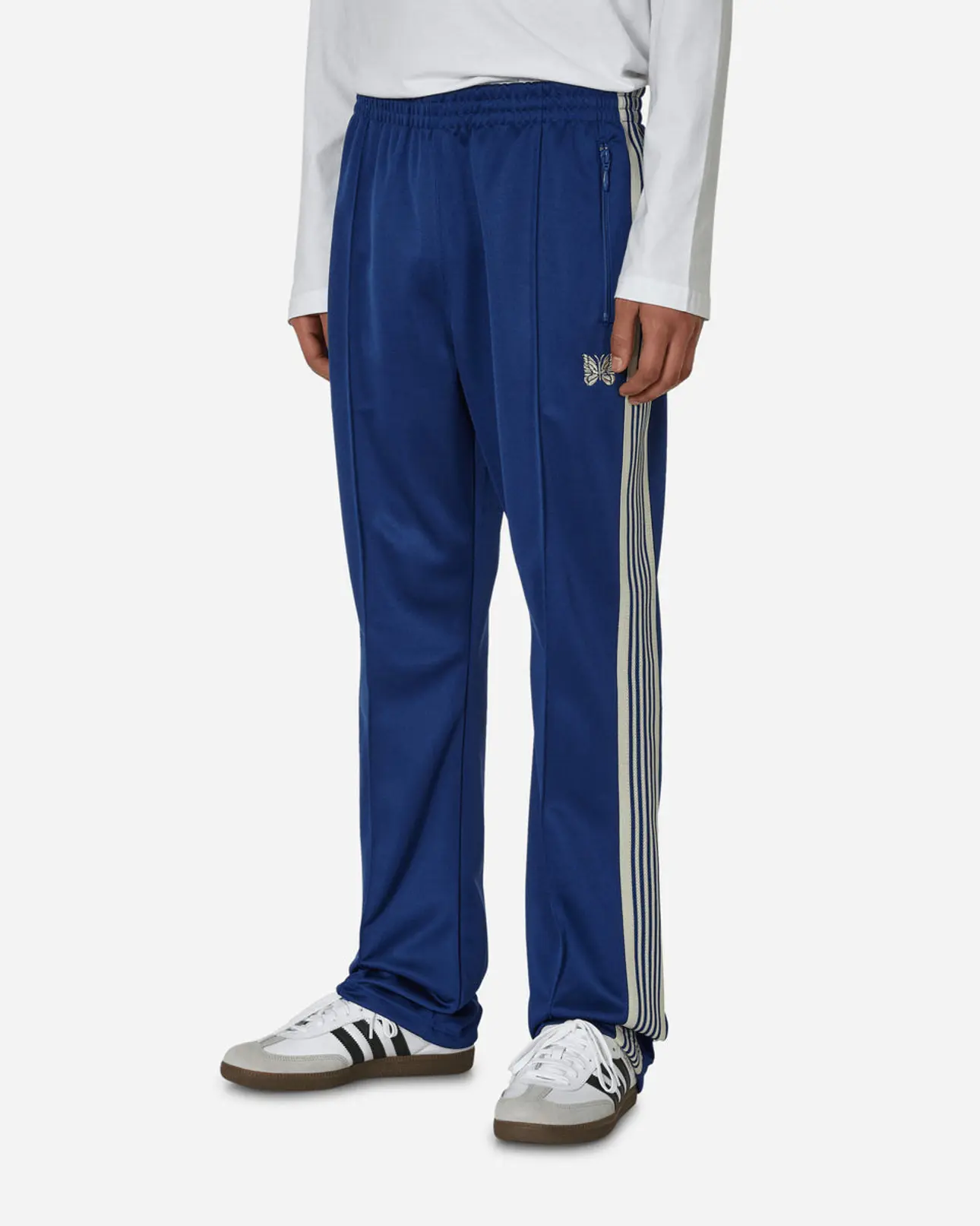 Poly Smooth Narrow Track Pants Royal