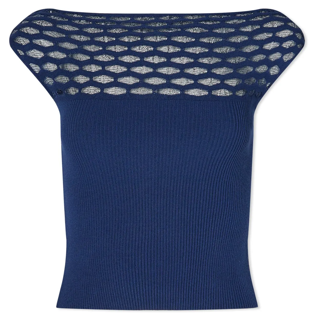 Gimaguas Avenue Off Shoulder Top Navy | END.