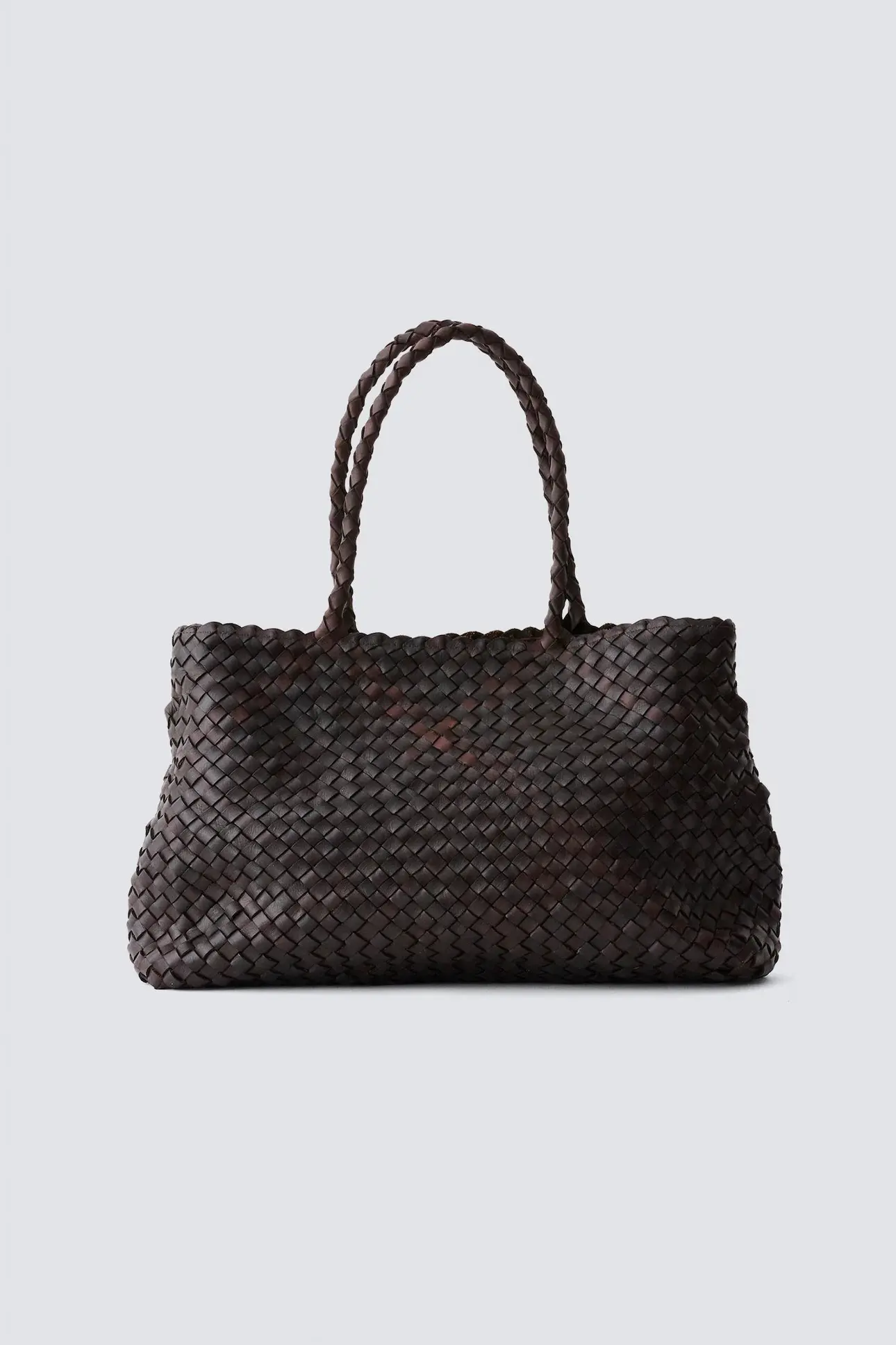 Vintage Mesh Tote Dark Brown