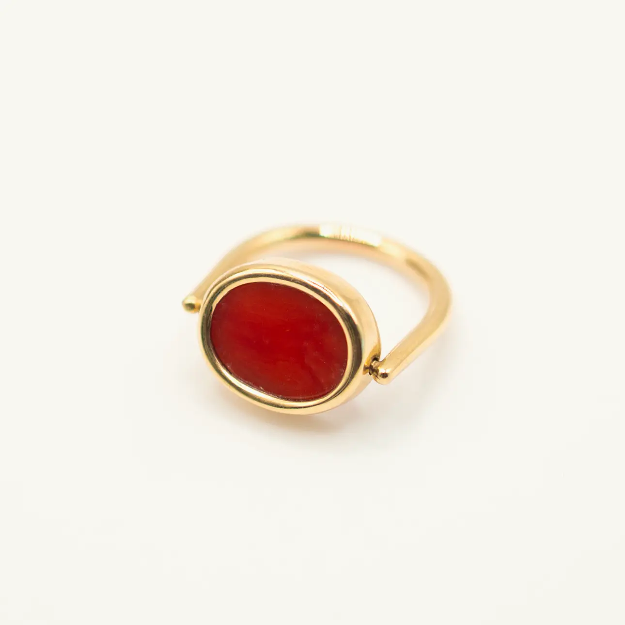 Carnelian ring — Mapi Jewelry