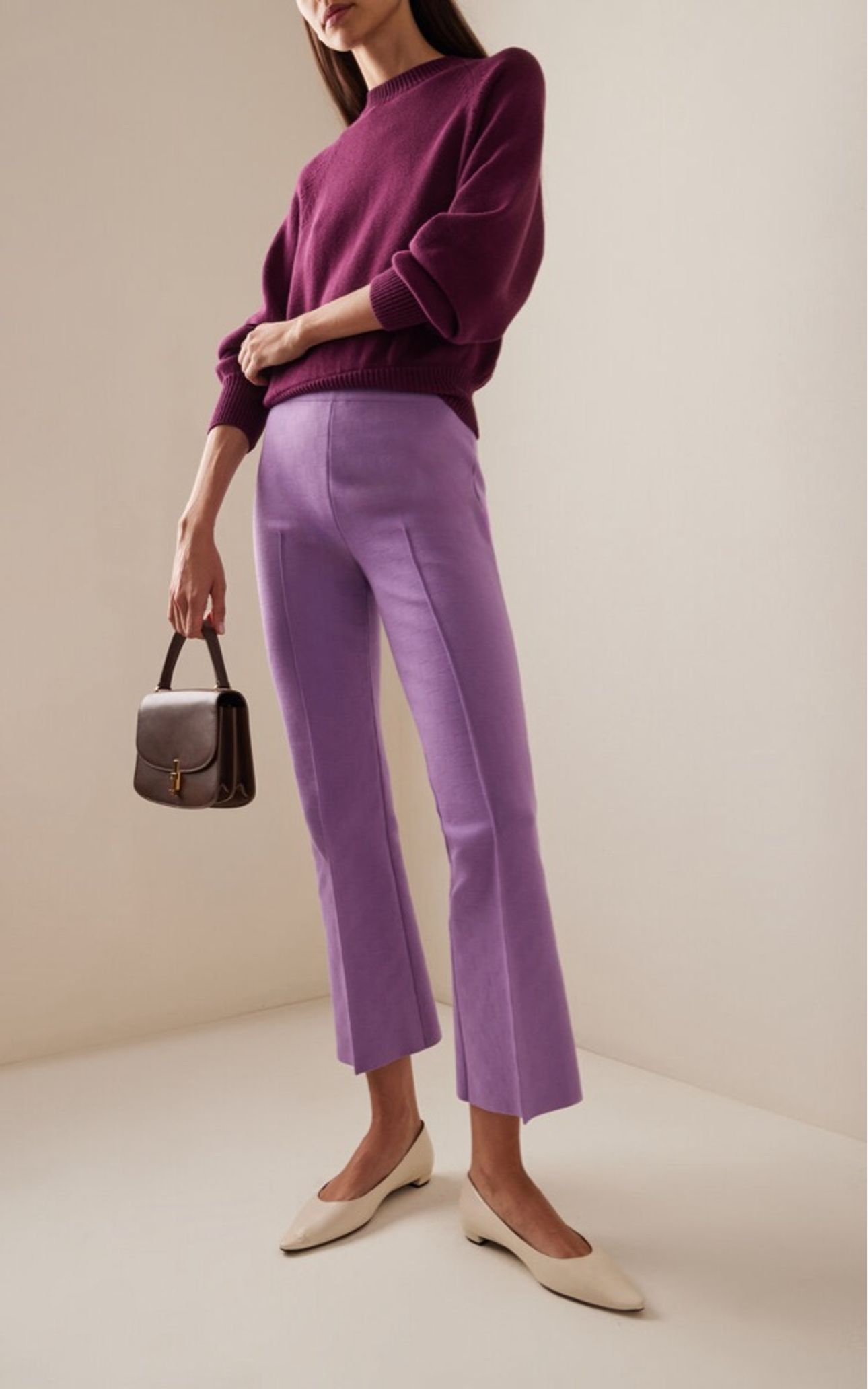 Exclusive Kick Flared Stretch-Cotton Knit Pants By High Sport | Moda Operandi