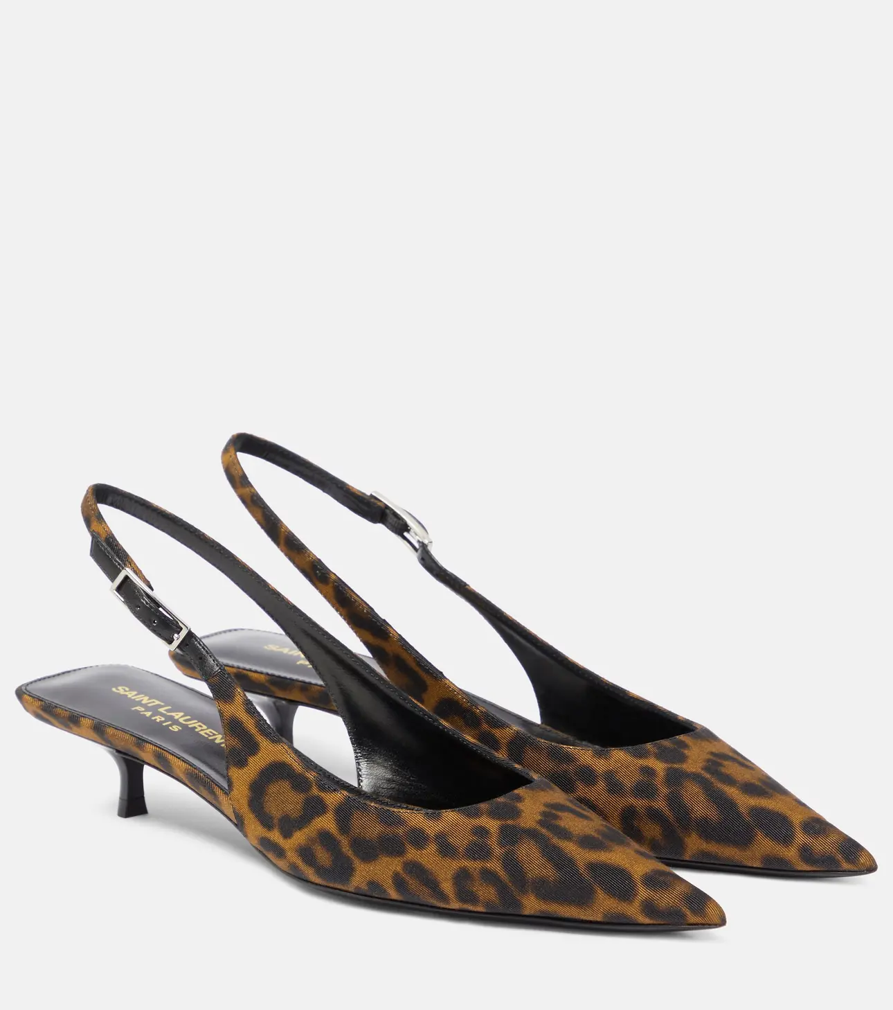 Bedruckte Slingback-Pumps Cherish 30 in Multicolor - Saint Laurent | Mytheresa