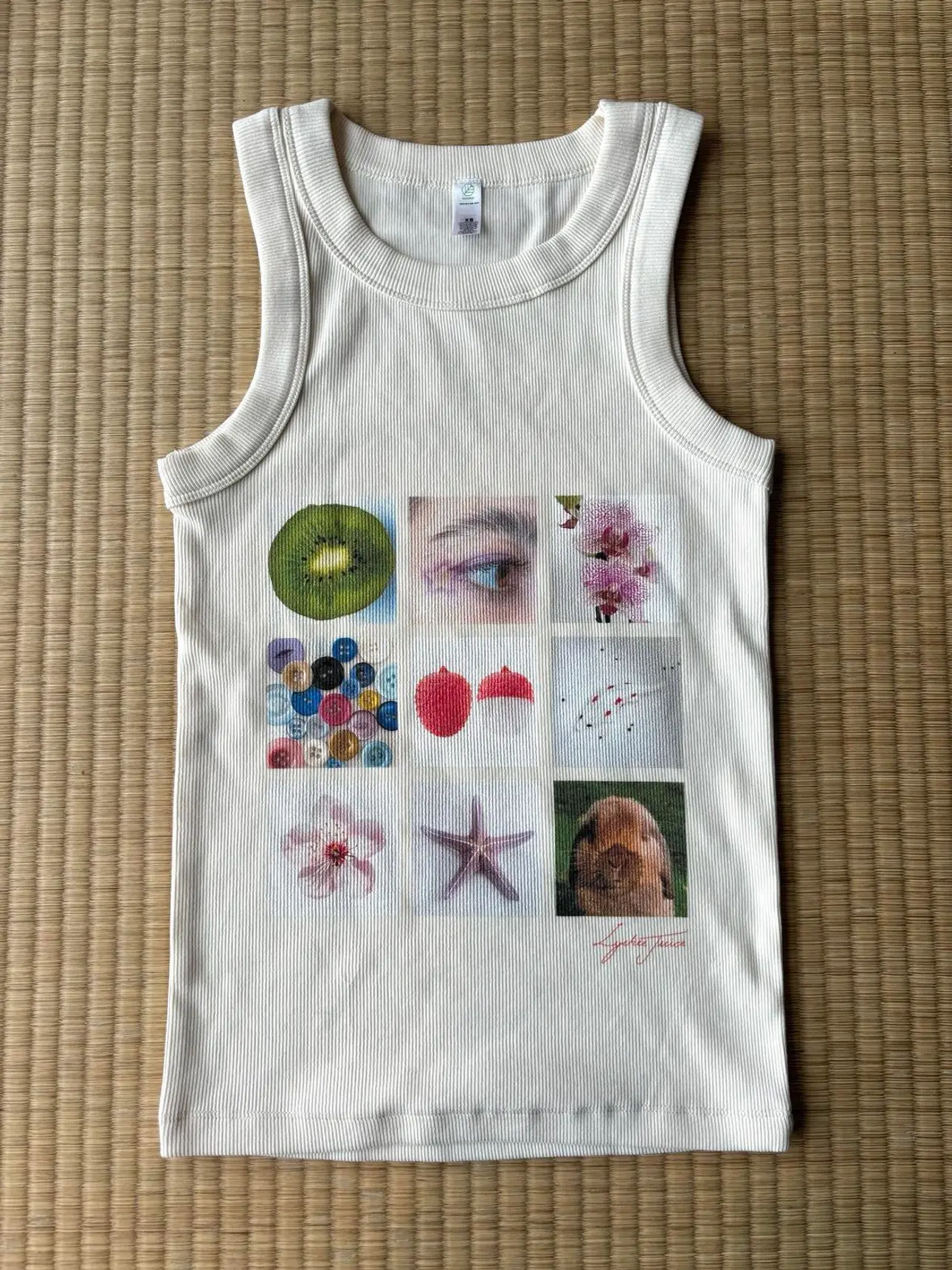 Lychee Juice Rib Vest — Freya Mckee