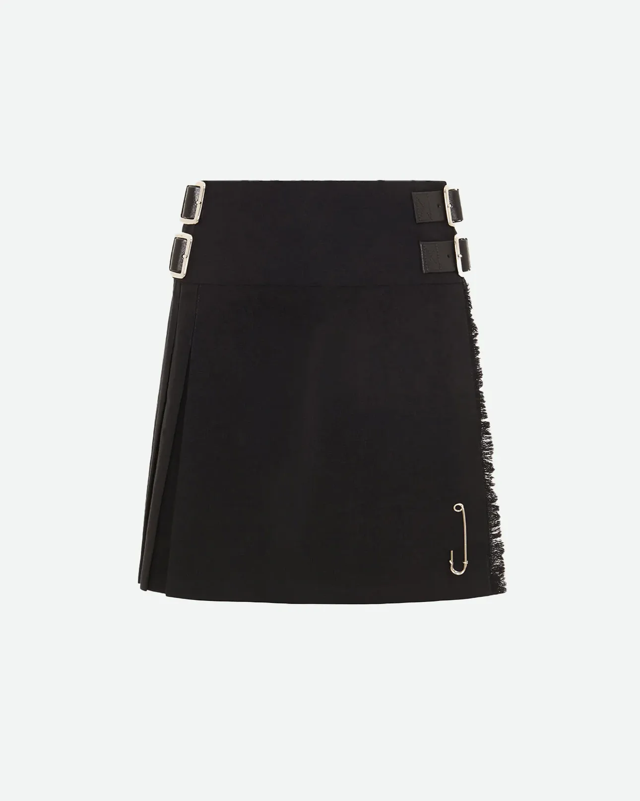 LE KILT Micro Mini Kilt, Black