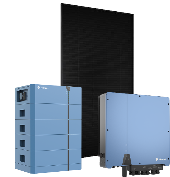 Solceller på et moderne dansk hjem