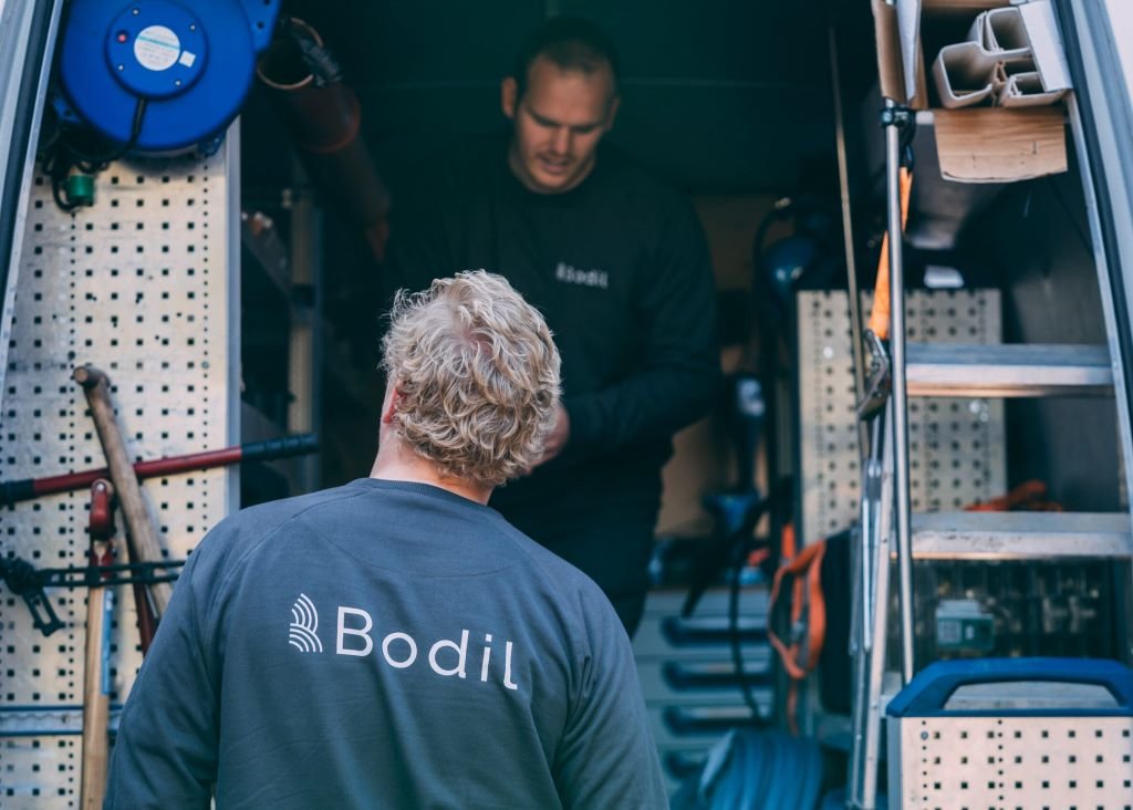 Service af varmepumpe