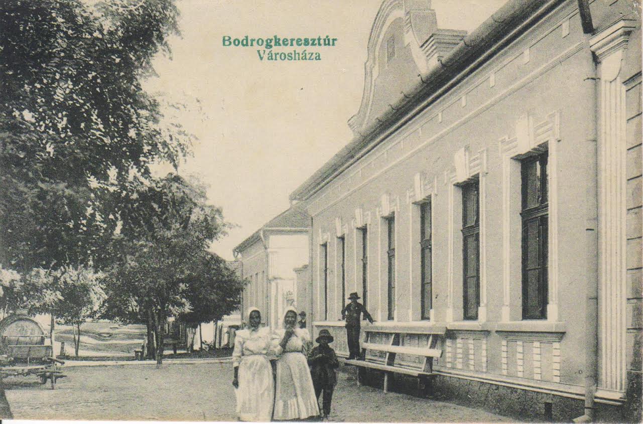 A bodrogkeresztúr községháza a 20. század első felében