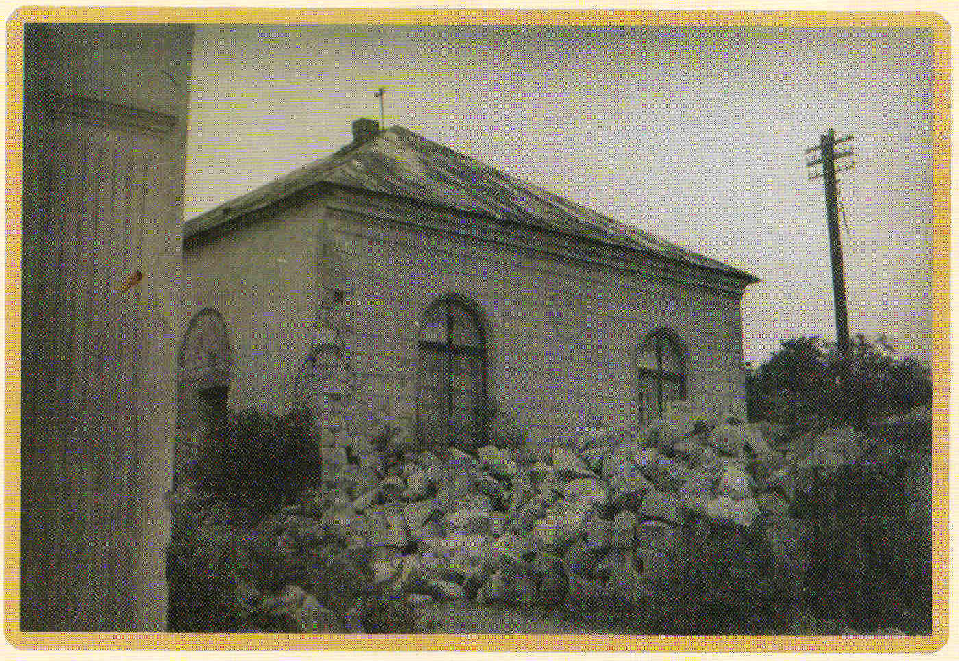 A rabbiház 20. sz. eleji fotón