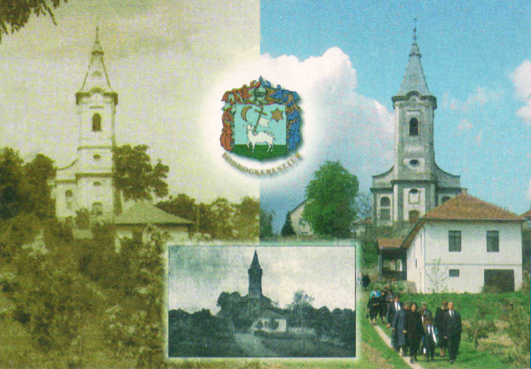 The Reformed Church on a postcard from the early 20th century