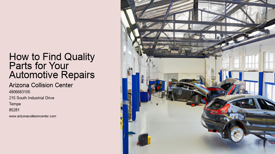 How to Find Quality Parts for Your Automotive Repairs