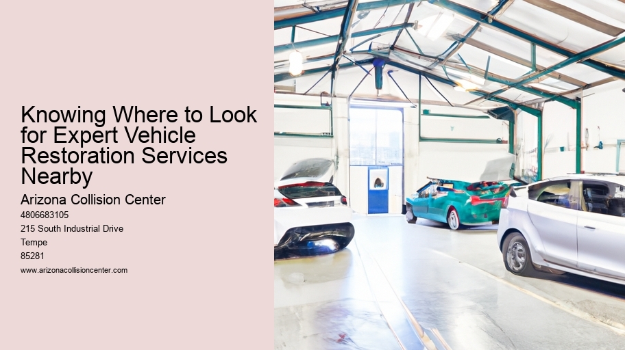 Knowing Where to Look for Expert Vehicle Restoration Services Nearby