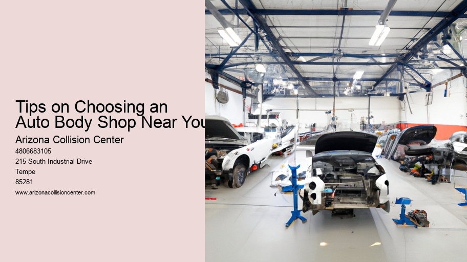 Tips on Choosing an Auto Body Shop Near You