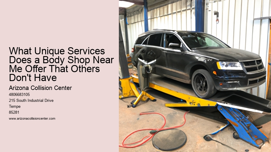 What Unique Services Does a Body Shop Near Me Offer That Others Don't Have