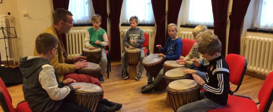 Slagwerk, theater en musical: de eerste cursussen zijn begonnen!