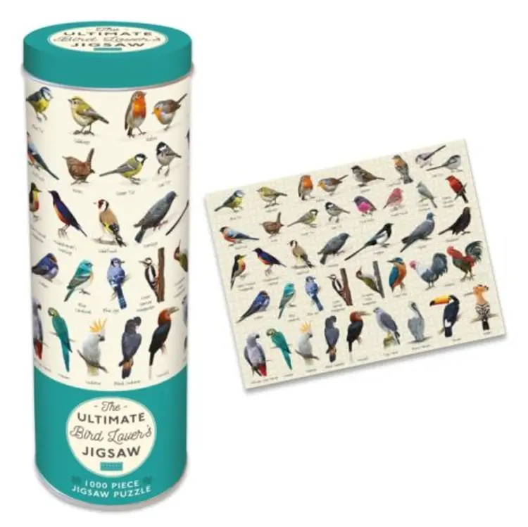Bird Lovers 1000 Piece Jigsaw in a Tin af Robert Frederikc