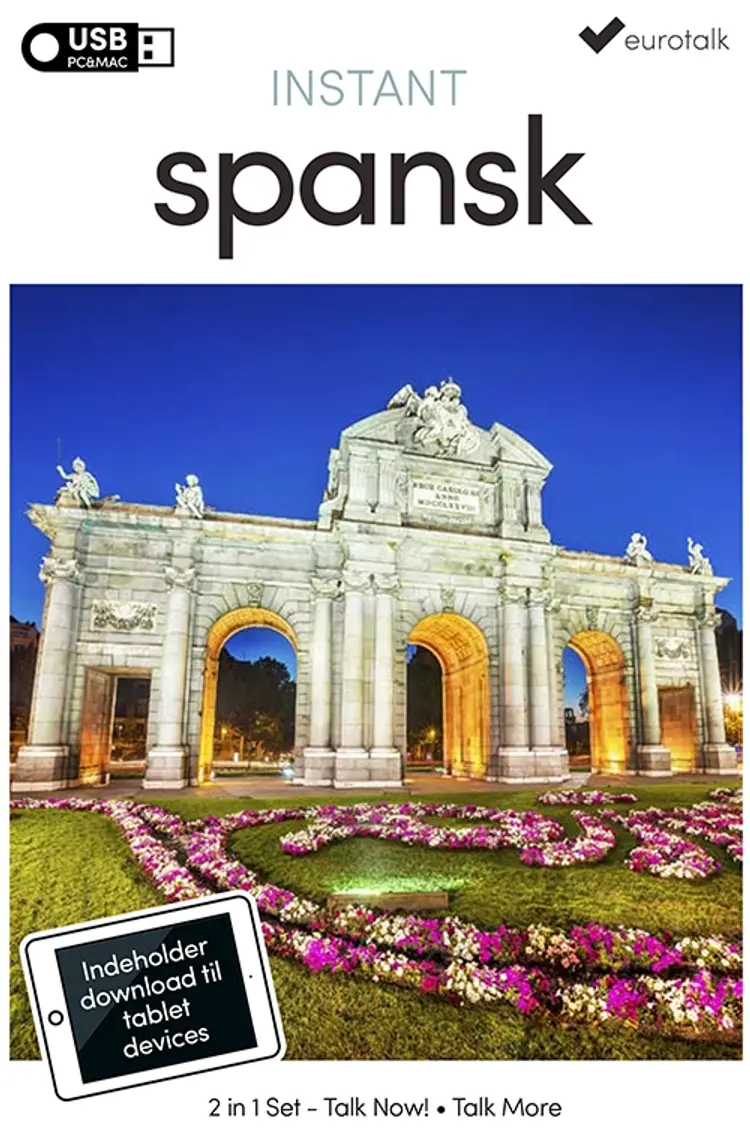 Spansk begynder- og parlørkursus USB & download af EuroTalk