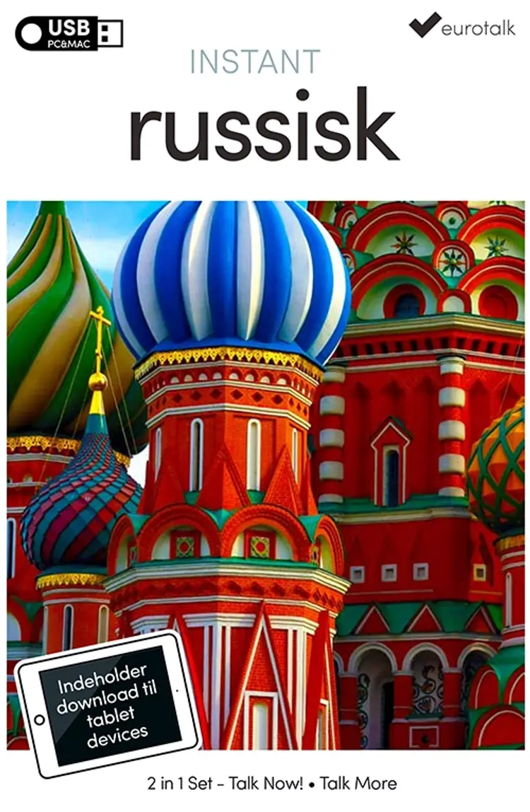 Russisk begynder- og parlørkursus USB & download af EuroTalk