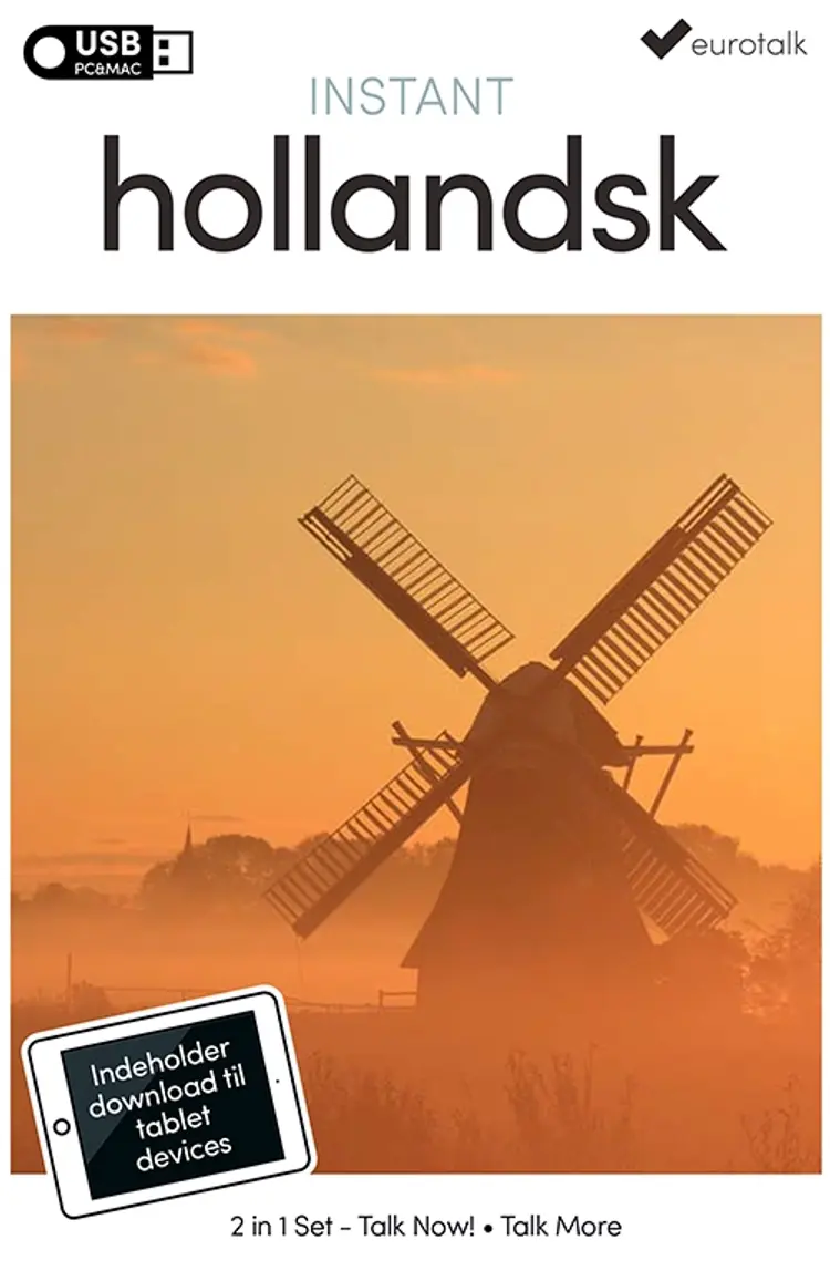 Hollandsk begynder- og parlørkursus USB & download af EuroTalk