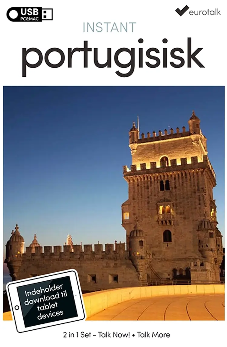 Portugisisk begynder- og parlørkursus USB & download af EuroTalk