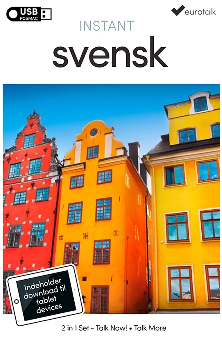 Svensk begynder- og parlørkursus USB & download af EuroTalk