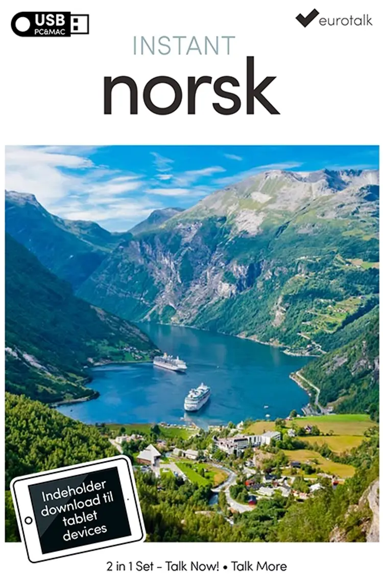 Norsk begynder- og parlørkursus USB & download af EuroTalk