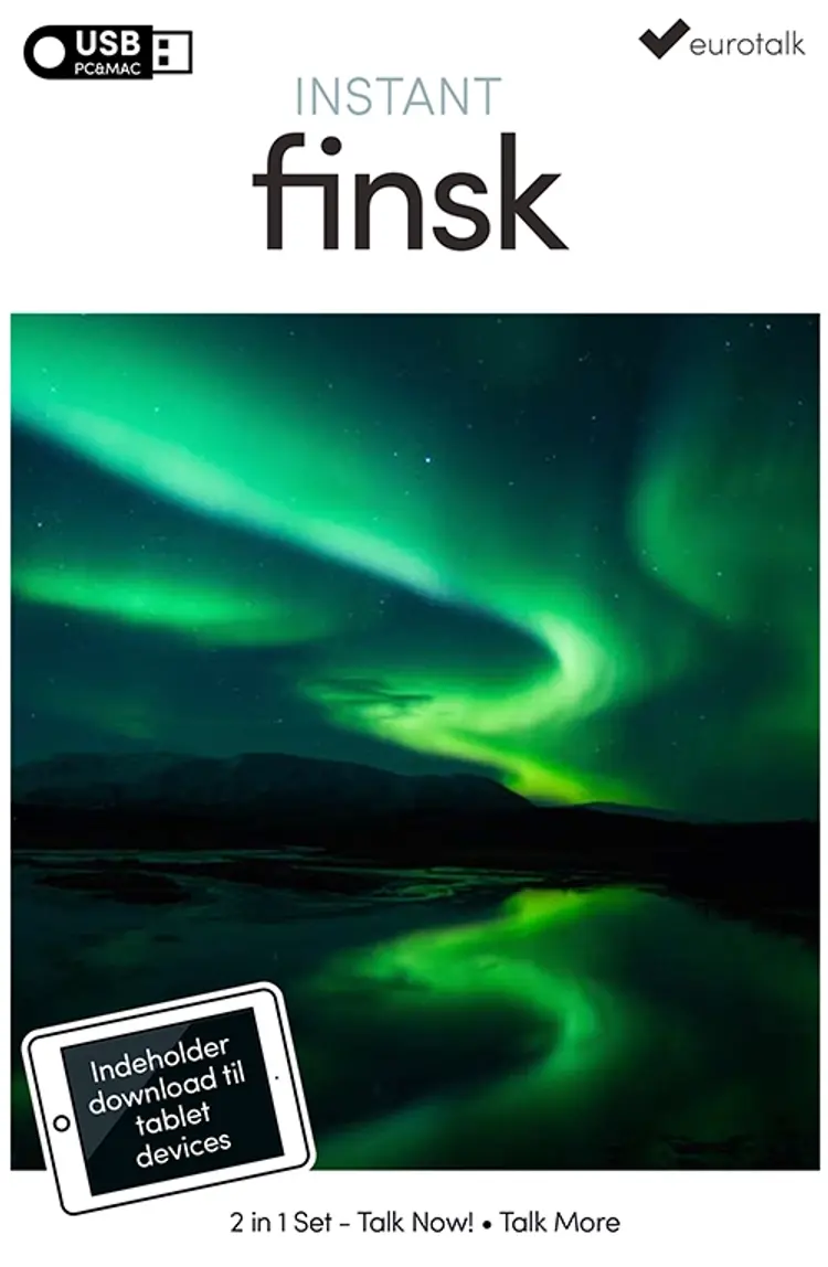 Finsk begynder- og parlørkursus USB & download af EuroTalk