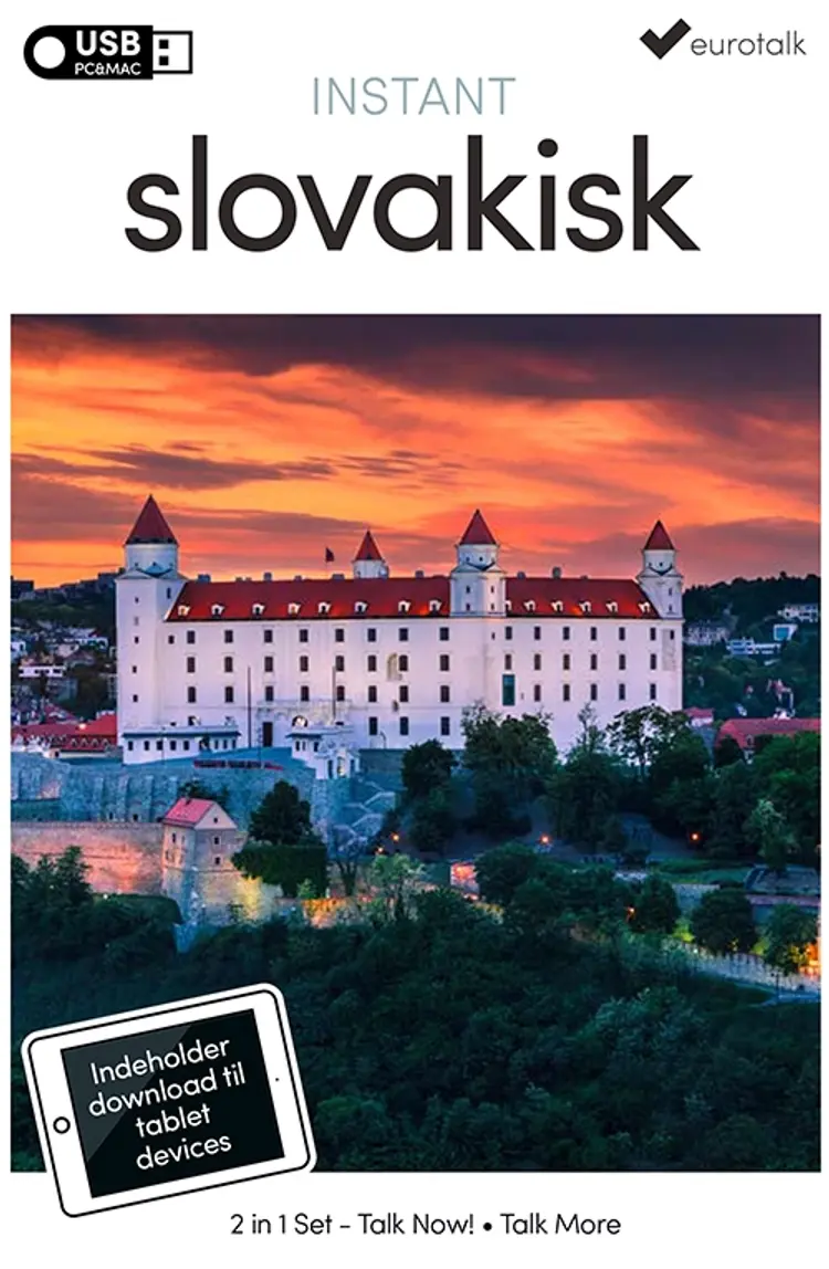 Slovakisk begynder- og parlørkursus USB & download af EuroTalk