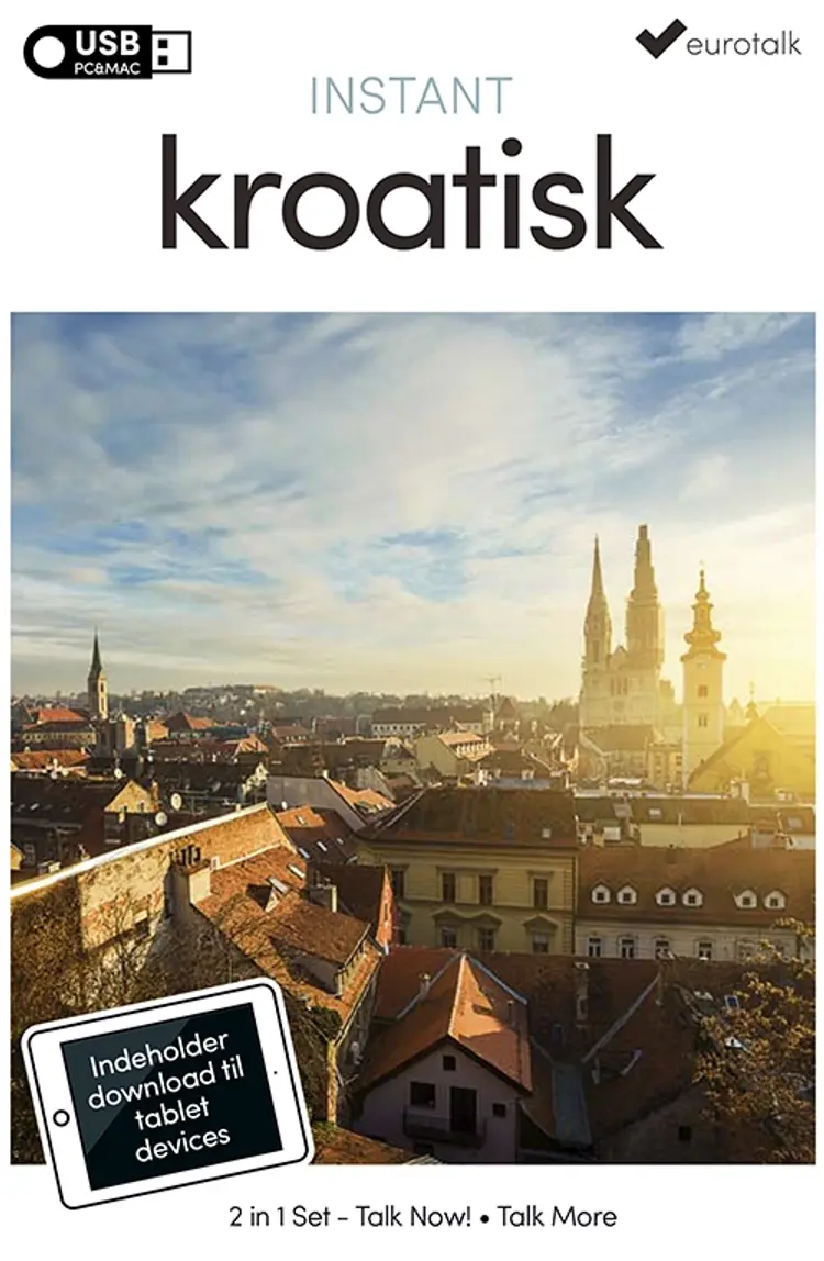 Kroatisk begynder- og parlørkursus USB & download af EuroTalk