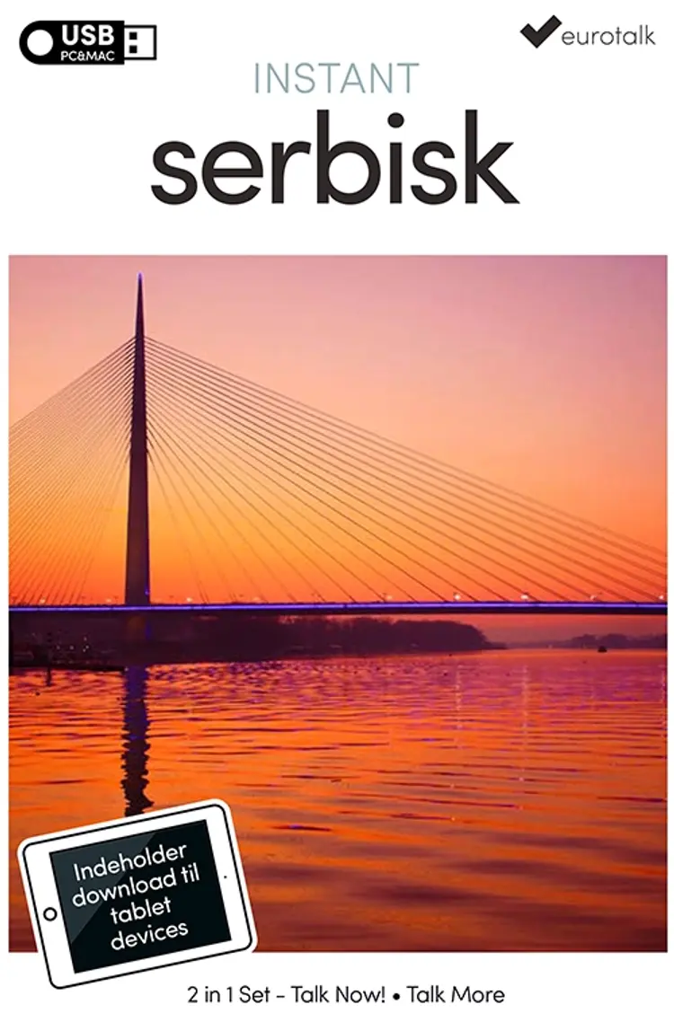 Serbisk begynder- og parlørkursus USB & download af EuroTalk