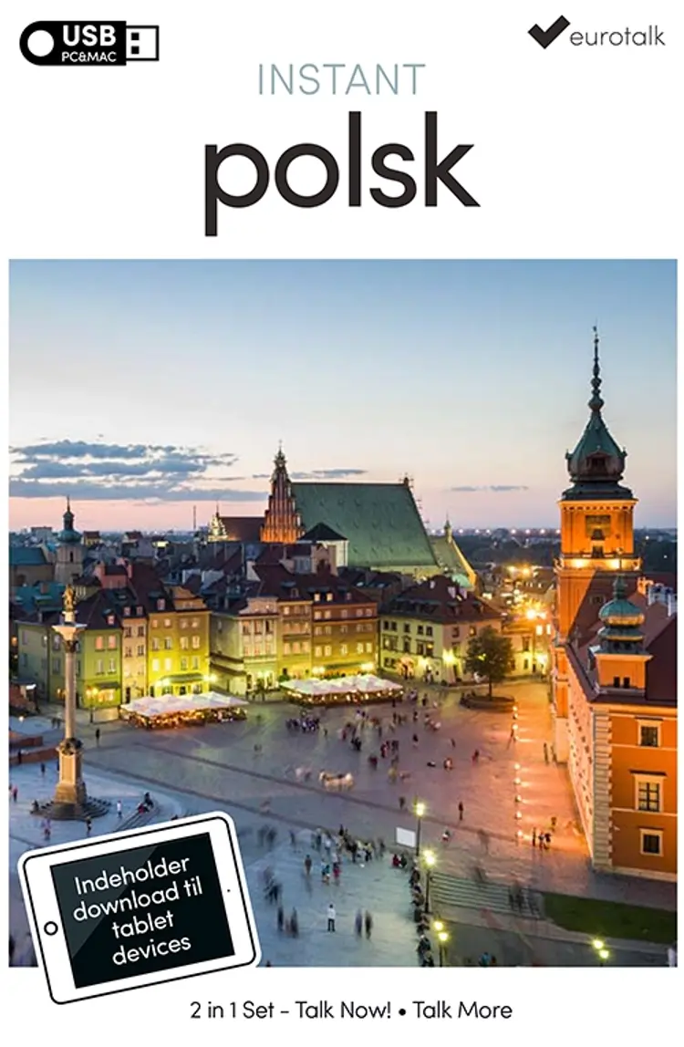 Polsk begynder- og parlørkursus USB & download af EuroTalk