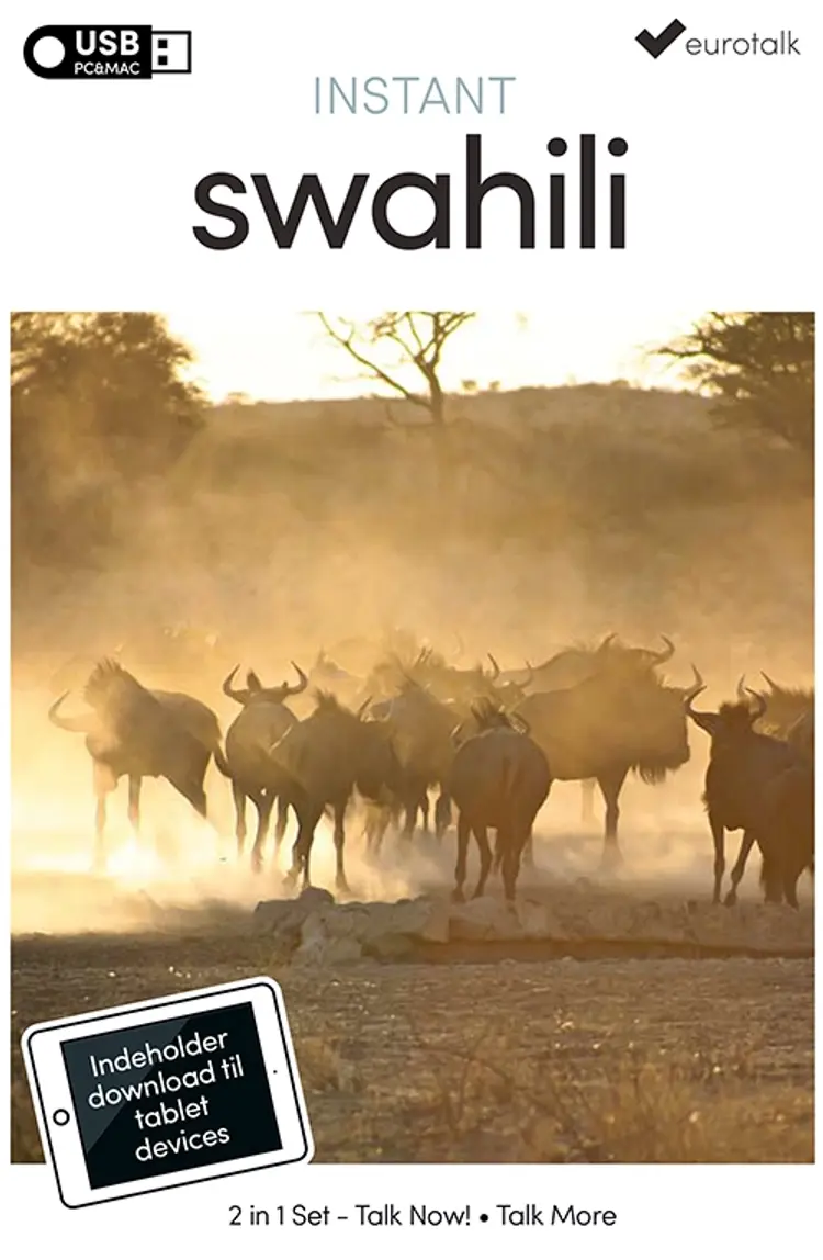 Swahili begynder- og parlørkursus USB & download af EuroTalk