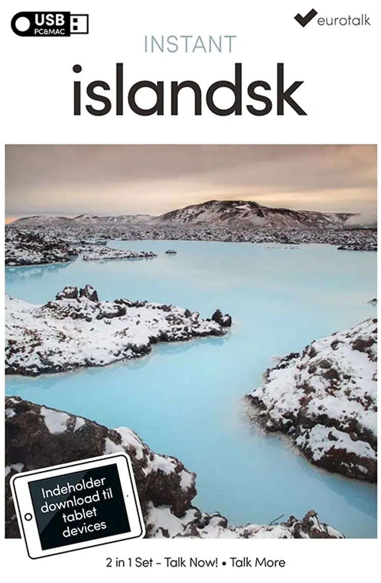 Islandsk begynder- og parlørkursus USB & download af EuroTalk